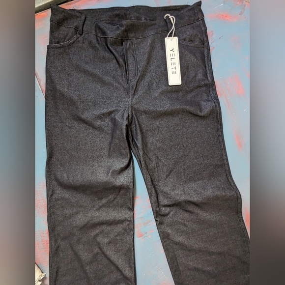 💙 YELETE 💙 Wide Leg Black Pants NWT - Picture 11 of 11